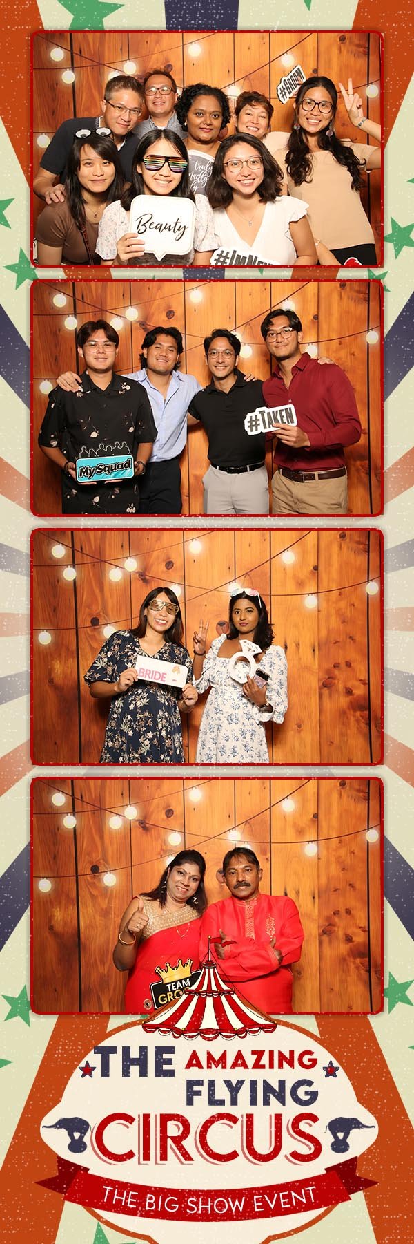 photo booth template strip with 4 images | Photo Booth Singapore ...